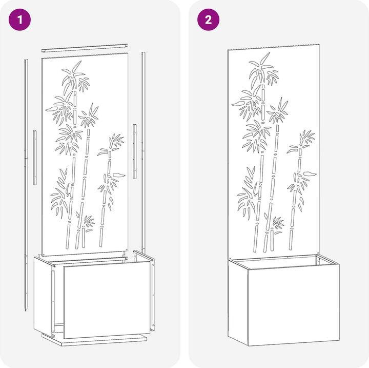 Immagine prodotto vidaXL Arte da parete per esterni (50 cm)