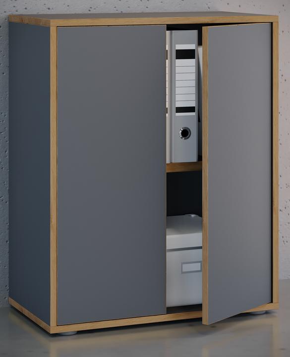 Actual product image VCM Office cupboard sideboard Salia 2-compartment B60 (60 x 33 x 74 cm)