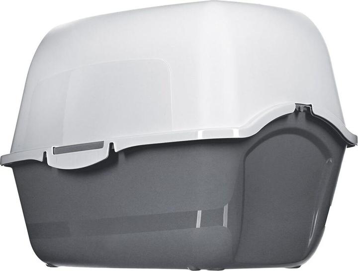 Actual product image Diamentiq kuweta BAILA jasnoszary/ciemnoszary - kuweta dla kota (Cat litter tray open)