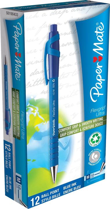 Image du produit Paper Mate Stylo à bille FlexGrip Ultra RT (Bleu, 1x)