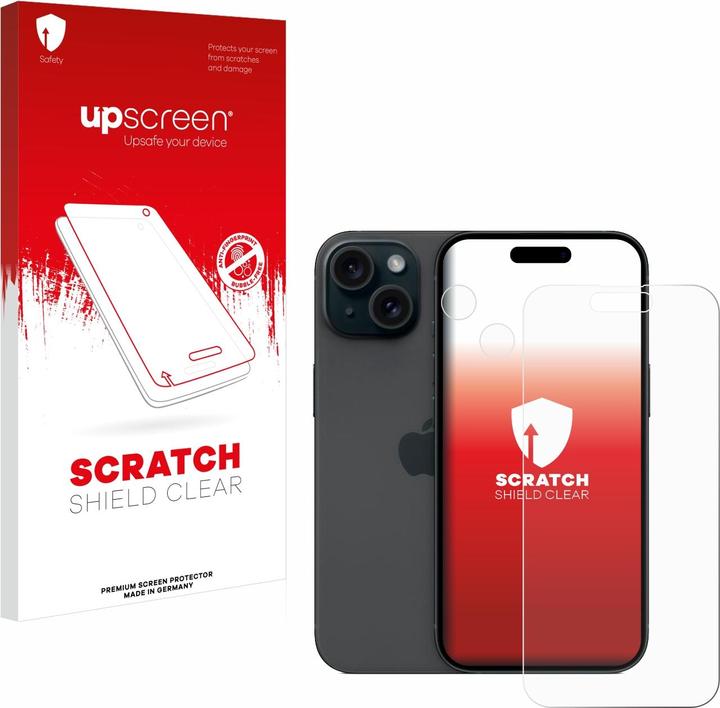 Produktbild upscreen Scratch Shield Displayschutz (1 Stk., Apple iPhone 15)