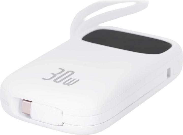 Actual product image Baseus QPow 2 10000mAh 30W powerbank (white) (10000 mAh, 30 W, 37 Wh)