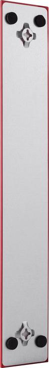 Actual product image Magnetoplan MAGNETOP. Design glass board 13400006 intense red 100x600mm (10 x 60 cm)