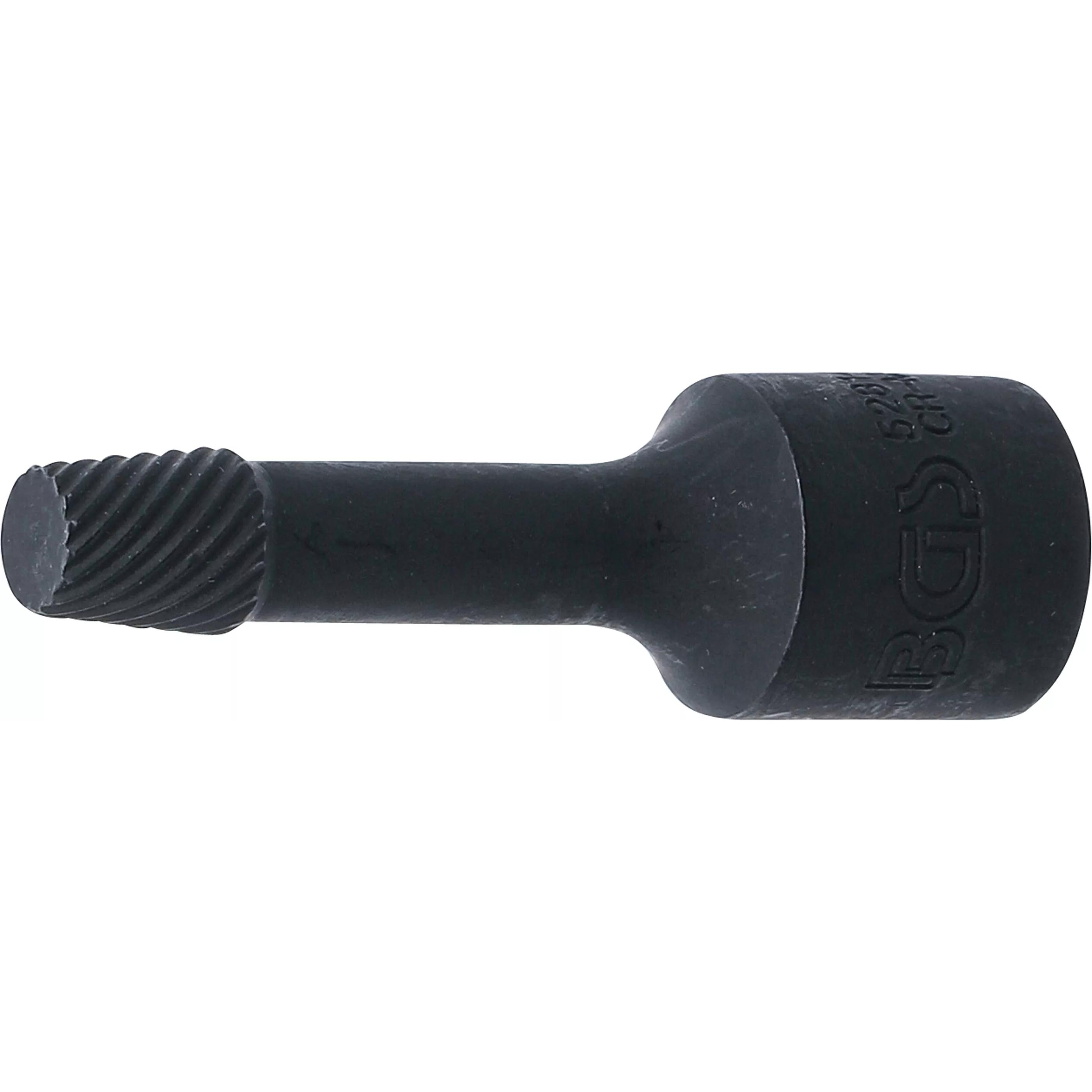 BGS, Maschi + Giramaschi, Bussola esagonale / cacciavite con profilo elicoidale 10 mm (3/8") 8 mm