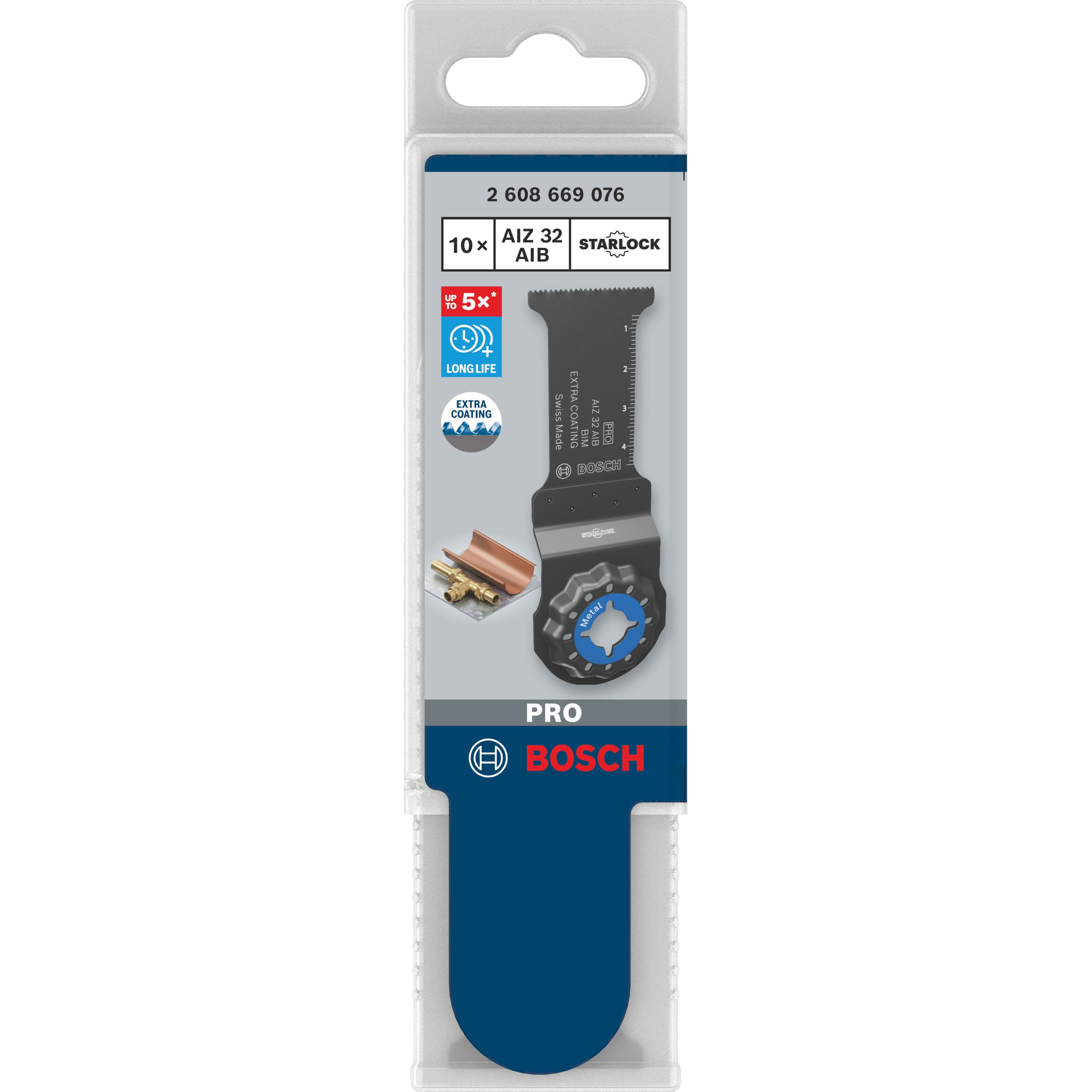 Thumbnail - Bosch Professional Zubehör, Sägeblatt, PRO AIZ 32 AIB Blatt für Multifunktionswerkzeuge, 32 x 50 mm