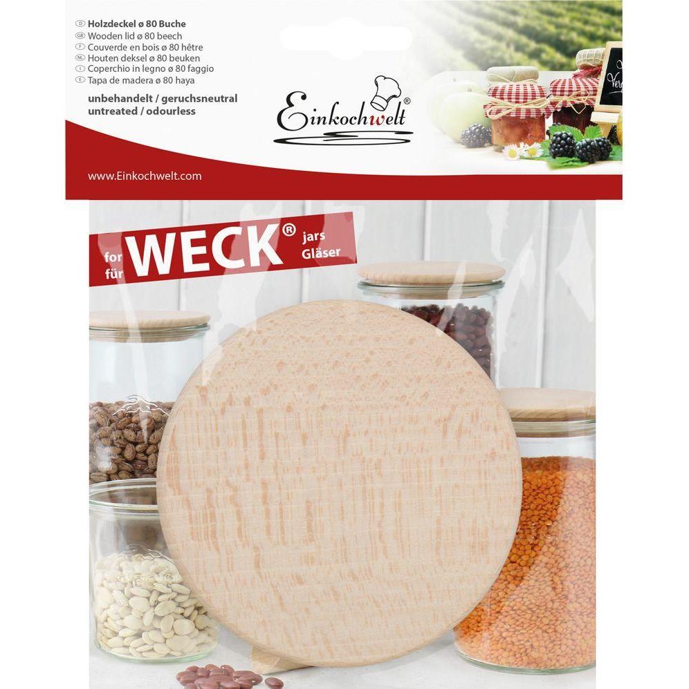 10x Weck Einkochwelt', Einmachgläser, Braun