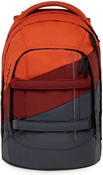 Bordeaux red, Grey, Orange, Red