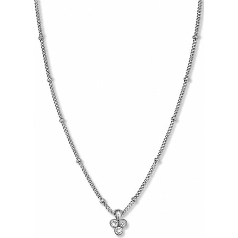 Rosefield, Halsschmuck, Steel necklace with triple crystal Swarovski TOCCOMBO JTNTS-J442, (Edelstahl)