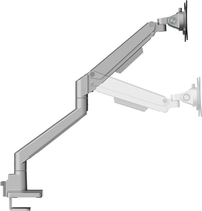 Produktbild Neomounts Tischhalterung duo 100x100 9kg/17-32"/silber/voll beweglich (Tisch, 32.01")