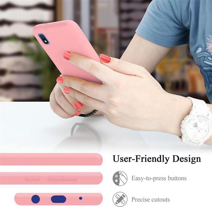 Produktbild Cadorabo TPU Liquid Silicone Case Cover (HTC One M10, Samsung Galaxy A10)