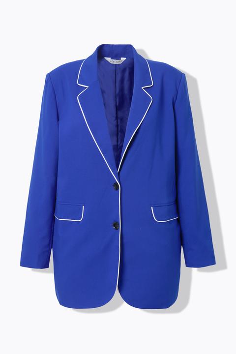 Actual product image Studio Untold Piped Notch Lapel Blazer (46, 48)