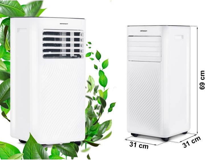 Actual product image Berdsen Mobiles 3-in-1 Klimagerät mit App-Steuerung (9000 BTU/h)
