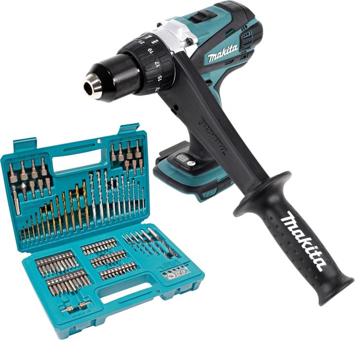 Actual product image Makita DDF 458 Z cordless drill driver 18 V 91 Nm solo - without battery, without charger