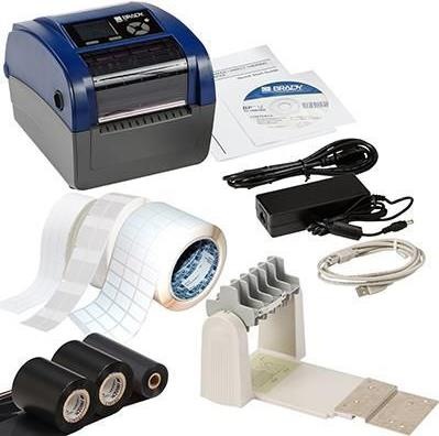 Produktbild Brady BBP12-EU+Unwinder, Thermotransferdrucker, max. Breite 118mm, 300 dpi, Seriell, USB, LAN, mit (300 dpi)