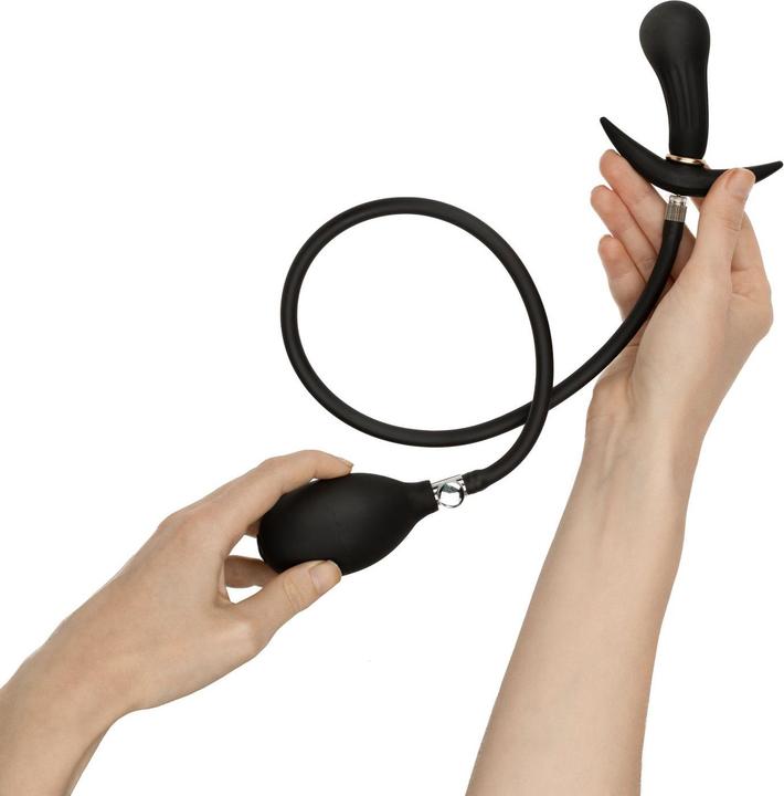 Image du produit Easytoys Anal Collection - Plug Anal Gonflable avec Pompe 8 cm - Noir