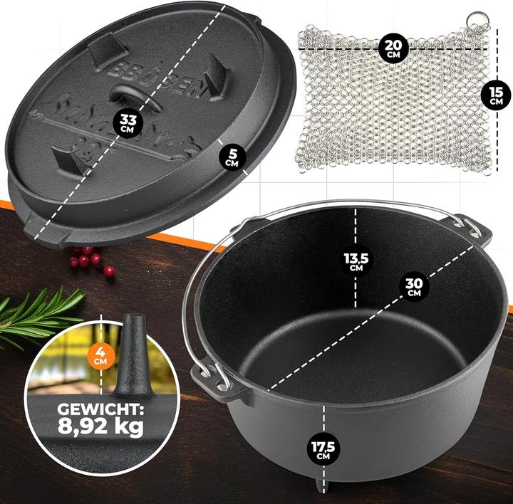 Actual product image BBQ Ben Dutch Oven Set