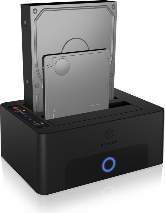 Produktbild Icy Box Klon- und DockingStation für 2,5" oder 3,5" SATA Laufwerke,IB-1232CL-U3