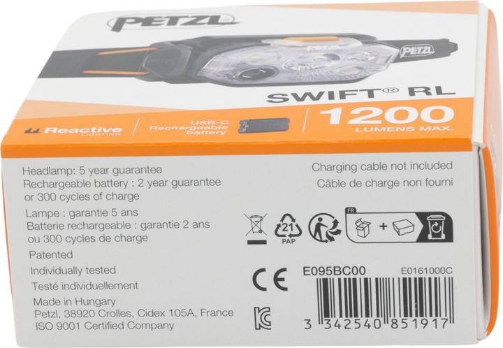 Immagine prodotto Petzl Swift RL (1100 lm)
