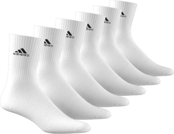 Actual product image adidas Cushioned Sportswear Crew Socks, 6 Pairs (37, 39)