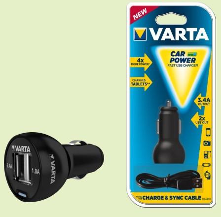 Immagine prodotto Varta Caricatore da auto USB