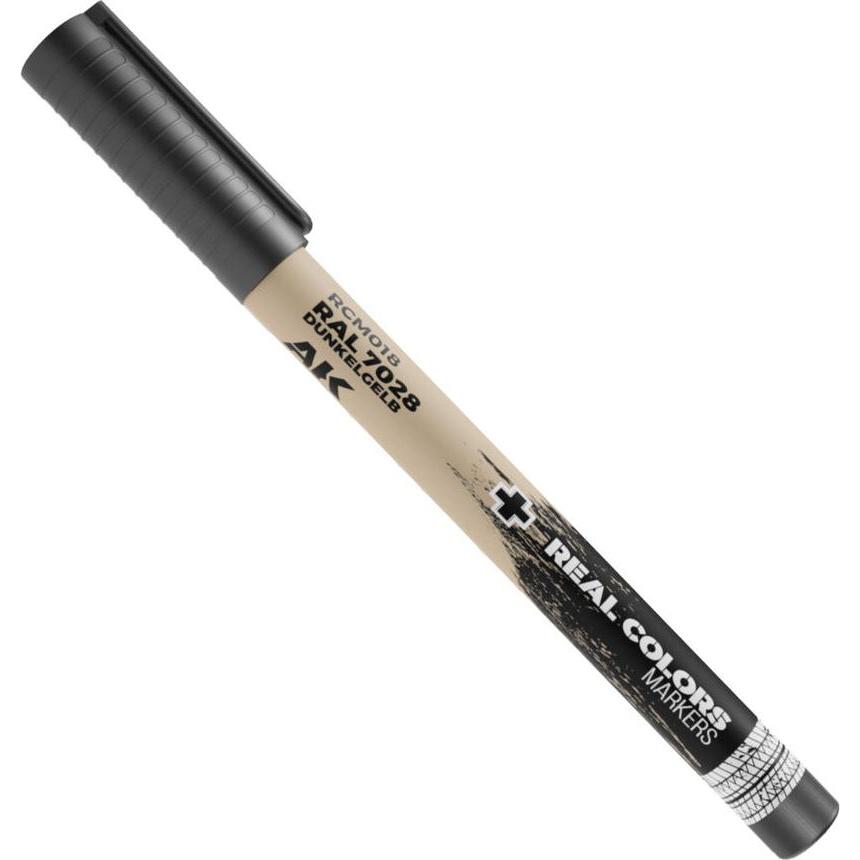 AK Interactive, Marker, Real Colors Marker Dunkelgelb Ral7028 (Dunkelgelb)