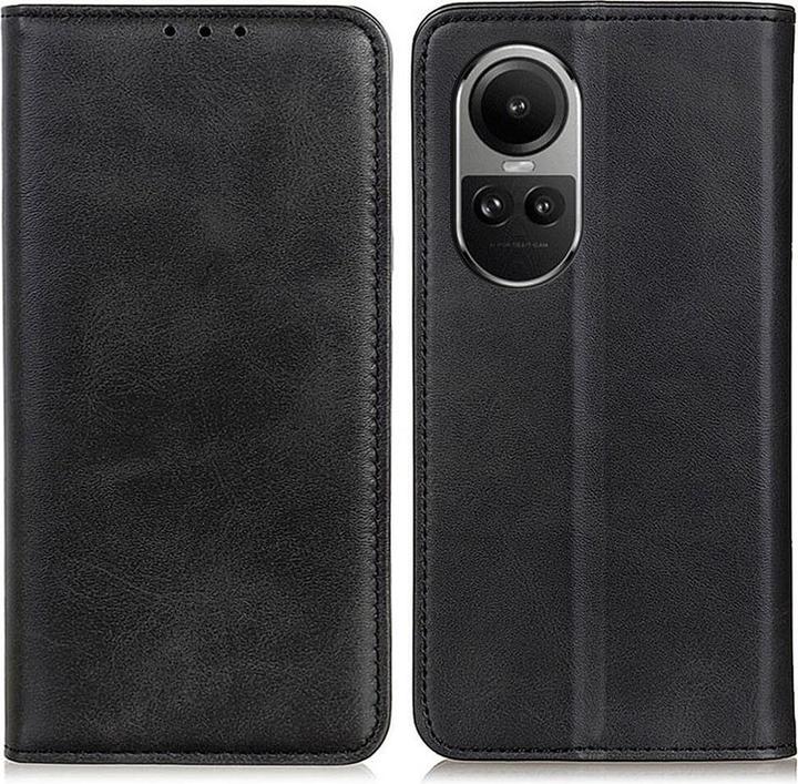 Cover-Discount Oppo Reno10 / 10 Pro - Custodia Stand Flip Cover nera (OPPO Reno 10, Oppo Reno 10 Pro)