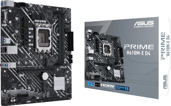 Image du produit ASUS PRIME H610M-E D4 (LGA 1700, Intel H610, mATX)