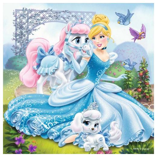 Produktbild Ravensburger Palace Pets - Belle, Cinderella und Rapunzel (49 Teile)