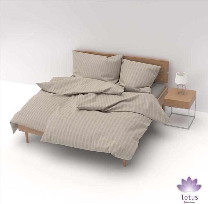 Produktbild Lotus Bettwaren Bettwäsche Satin Seersucker uni (Duvetbezug, 240 x 240 cm)