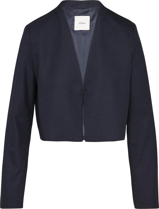 Actual product image S.Oliver Indoor-Blazer Fein gepunkteter Kurzblazer (48)