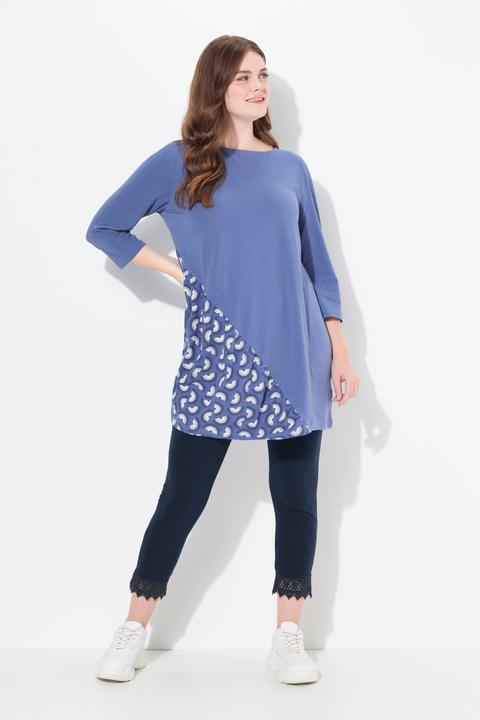 Produktbild Ulla Popken Shirt, A-Linie, U-Boot-Ausschnitt, 3/4-Arm (46, 48)