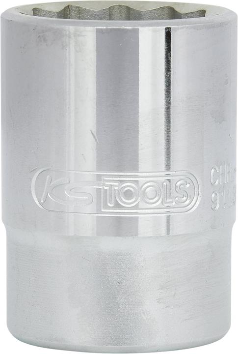 Actual product image KS Tools 3/4" 12 hex socket short (27 mm)