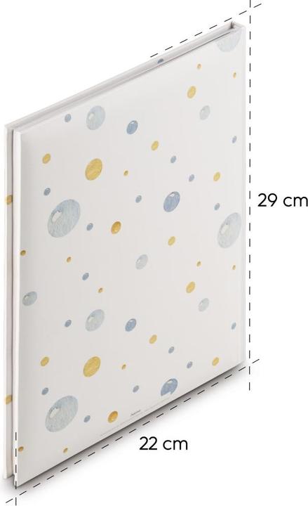 Actual product image Hama Baby diary "To The Moon", 22x29 cm, 46 illustrated pages