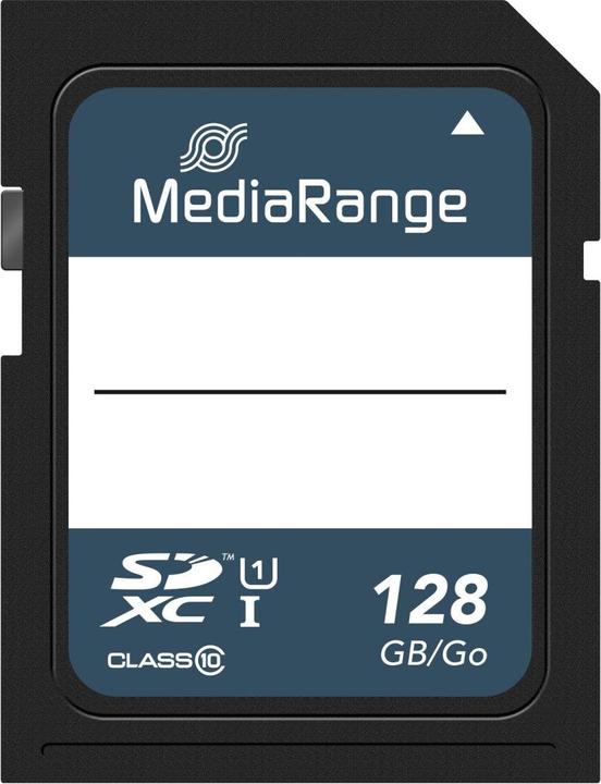 MediaRange SD Card SDXC CL.10 UHS-1 (128 GB, SD, U1, UHS-I)