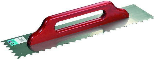 Actual product image BRW Notched finishing trowel