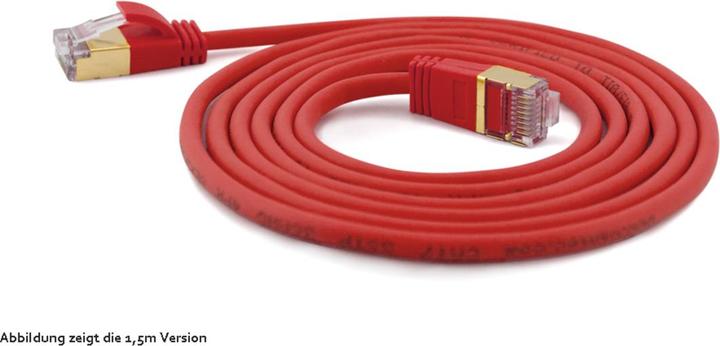 Actual product image Wantec Extra thinCat.7 raw cable SSTP patch cable (S/FTP, CAT7, 1 m)