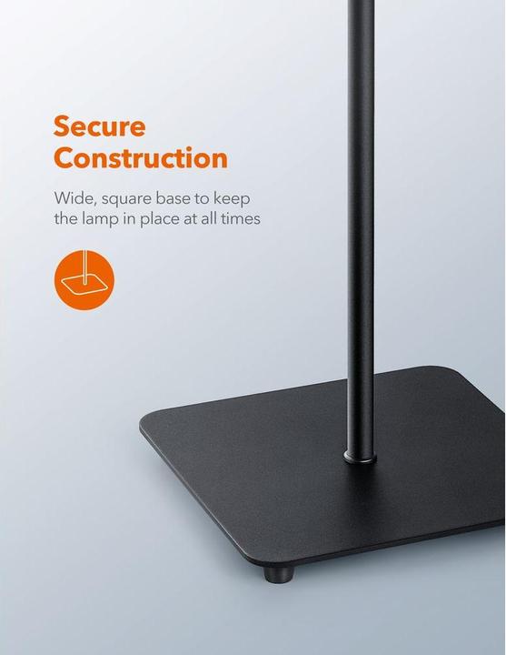 Produktbild Taotronics TT-DL072 Stehlampe schwarz 10 W (450 lm)