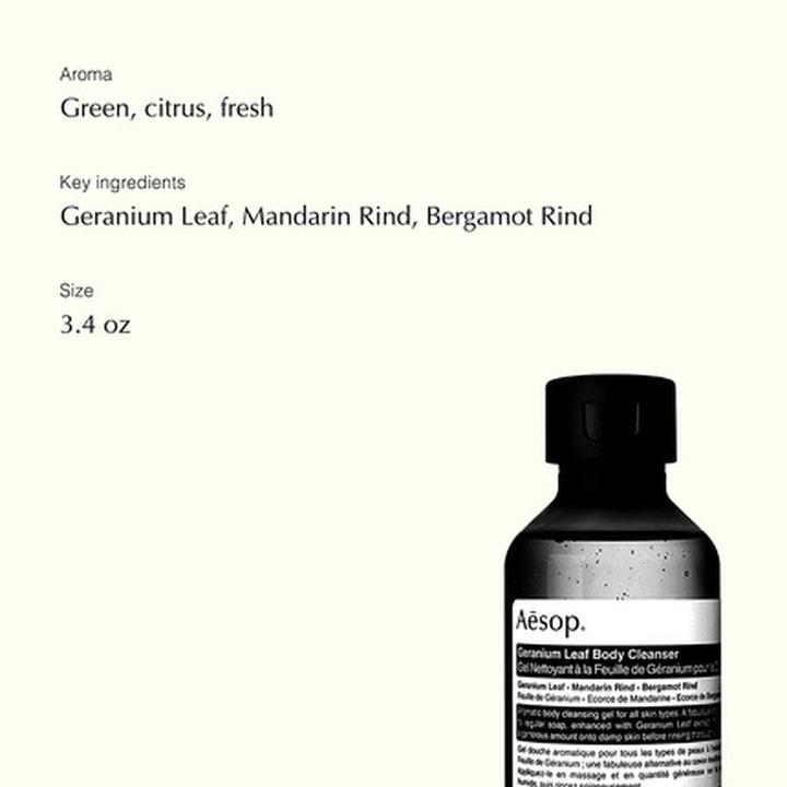 Produktbild Aesop Geranium Leaf Body Cleanser (100 ml)