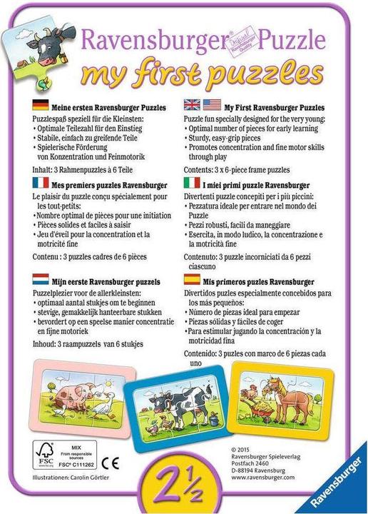 Image du produit Ravensburger Beaucoup de choses à faire sur le chantier retour (24 pièces)