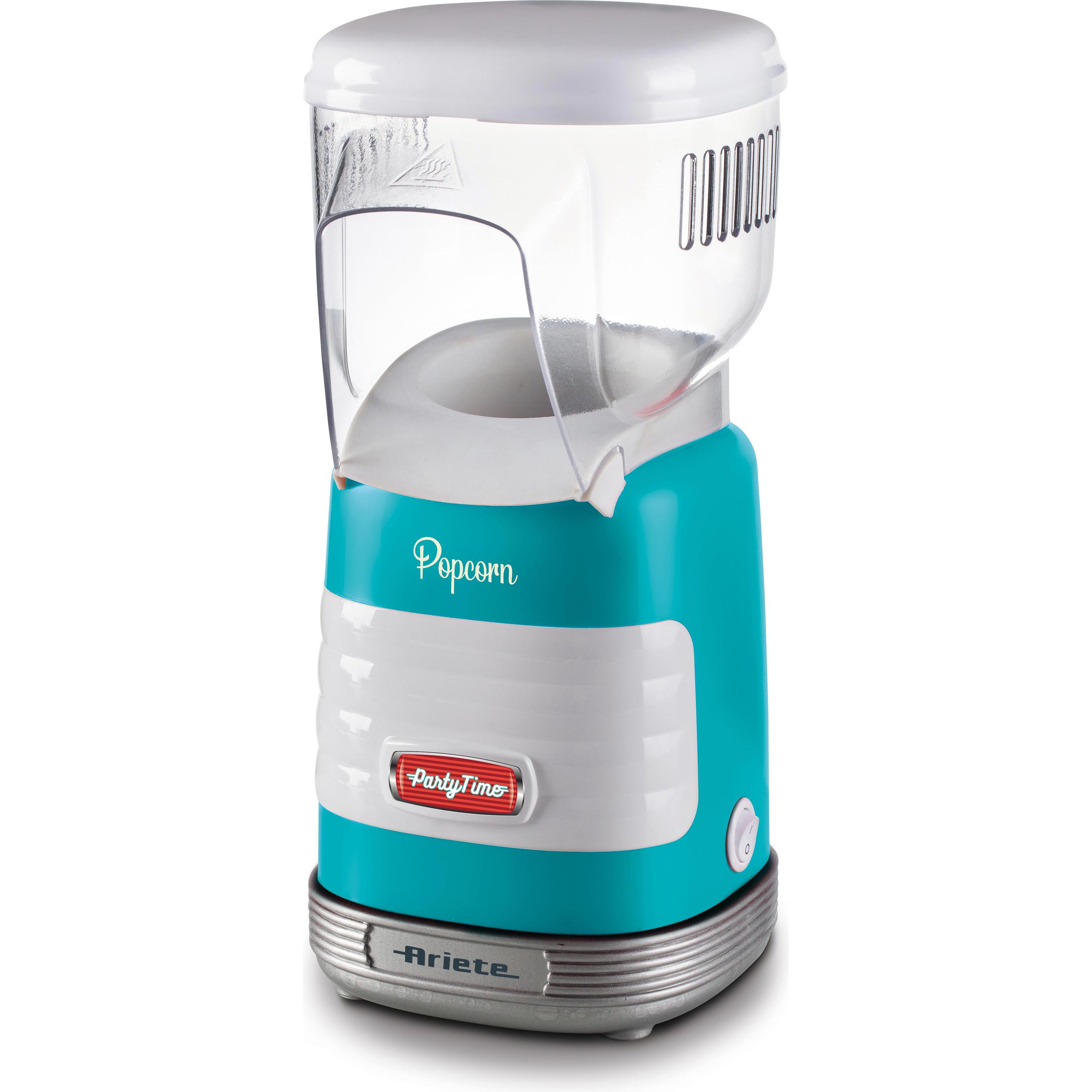 Ariete 2956 Macchina per popcorn Party Time, Fun kitchen, Blu, Trasparente