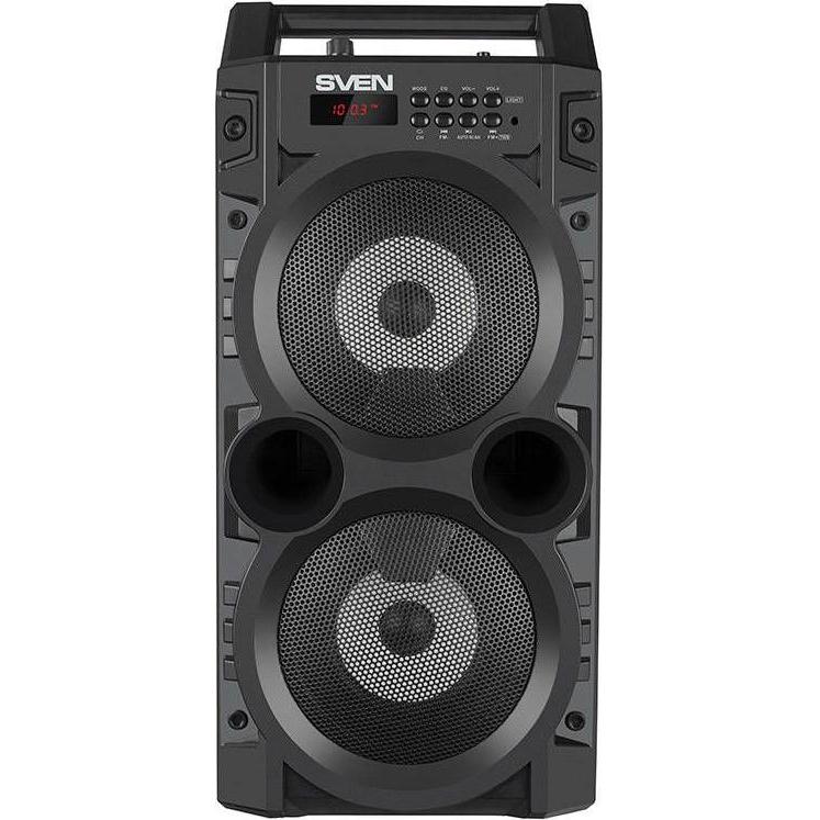 Thumbnail - Sven Portable column Speaker PS-440, black, power output 2x10W (RMS), TWS, Bluetooth, FM, USB, Micro (Akkubetrieb), Blue...