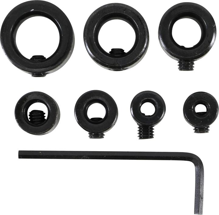 Produktbild BGS Bohrtiefen-Begrenzungs-Satz 8-tlg. (10 mm, 12 mm, 3 mm, 4 mm, 5 mm, 6 mm, 8 mm)