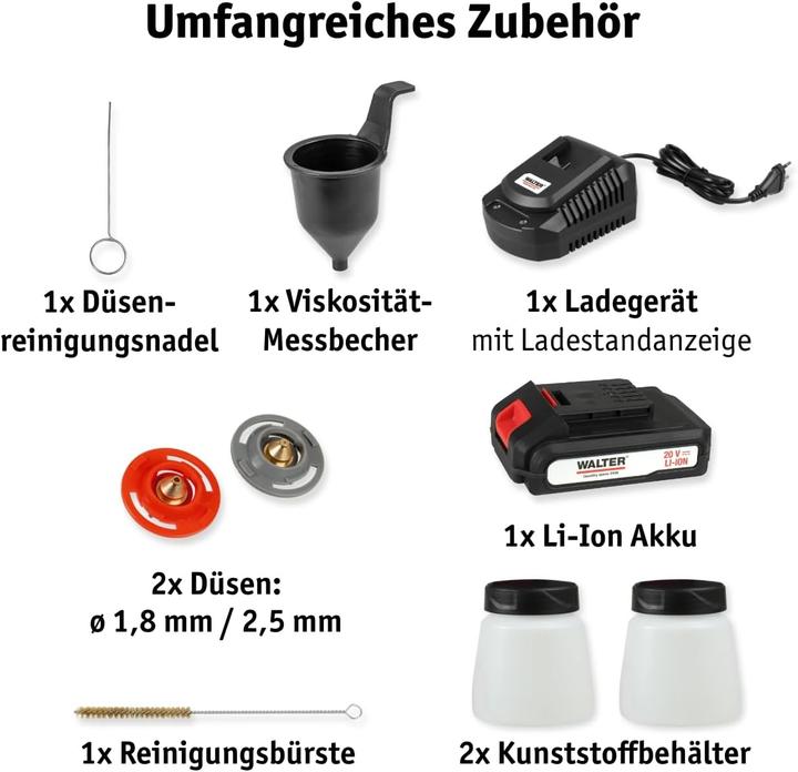 Produktbild Walter Li-Ion Akku-Farbsprühsystem