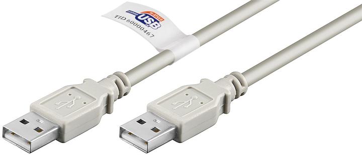 Produktbild Goobay USB 2.0 Hi-Speed Kabel mit USB Zertifikat, Grau, 5 m (5 m, USB 2.0)
