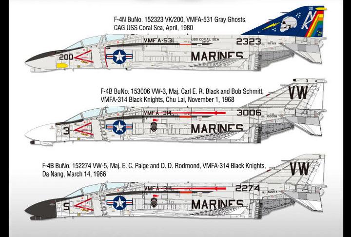 Produktbild Academy 1/48 USMC F-4B/N VMFA-531 "Gray Ghosts"