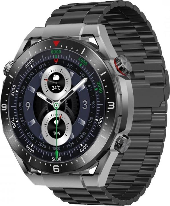 Image du produit Maxcom SMARTWATCH ECOWATCH EW01 BLACK 1,52 HD/360X360/400mAh/7-20 DIAS/BT CALLS/BLE 5.2 EW01BK (51 mm)