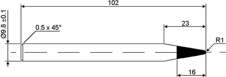 Produktbild Velleman Spare Bit For Vtsi100 (Ersatzteil)
