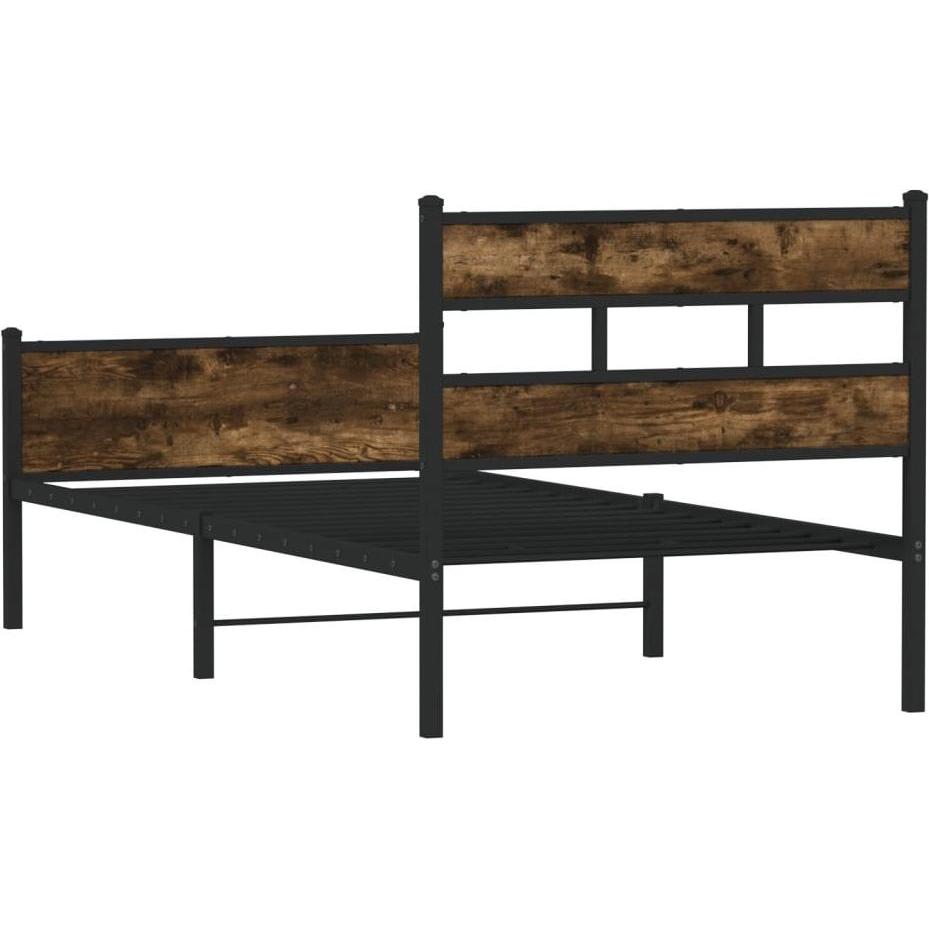 VidaXL, Bett, Bettgestell Bett Einzelbett ohne Matratze 100x200cm Holzwerkstoff (100 x 200 cm)