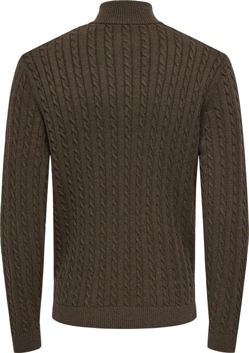 Image du produit Only & Sons Onsloui Reg 12 Cabel Half Zip Knit Noos (XS)