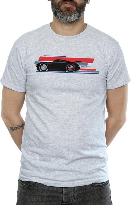 Image du produit Disney - T-shirt CARS JACKSON STORM STRIPES - Homme (M)